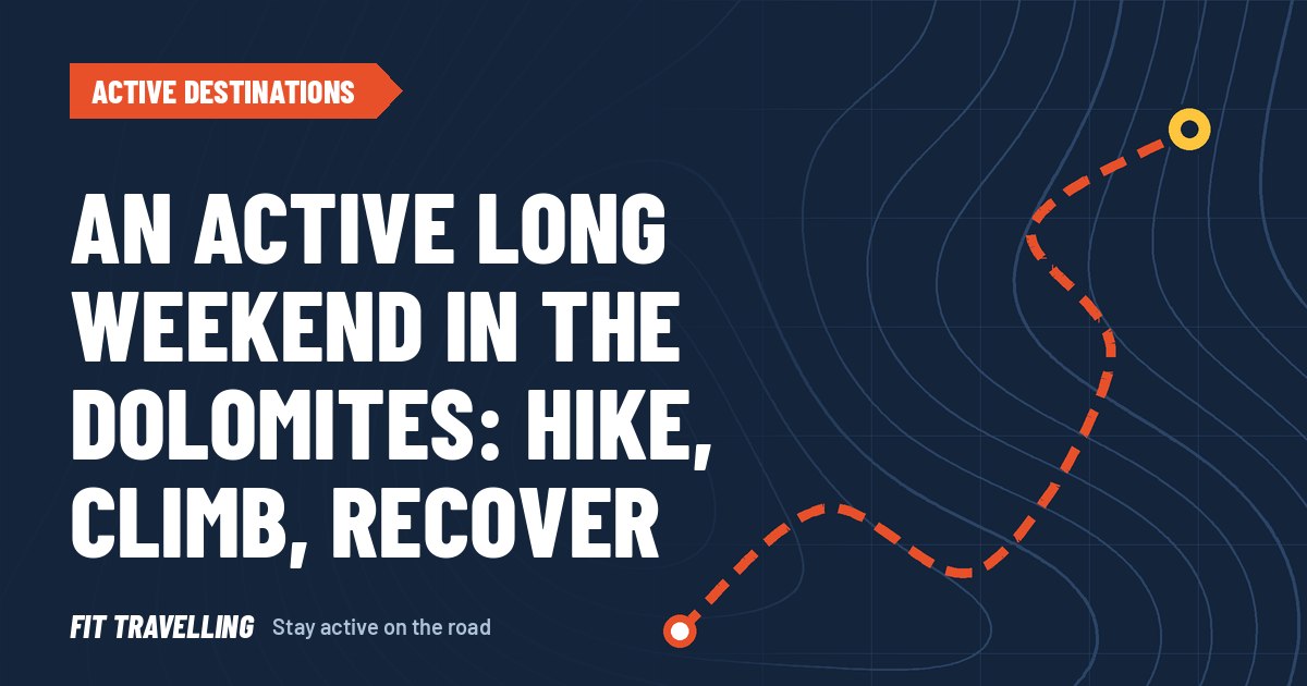 Route map cover for: An Active Long Weekend in the Dolomites: Hike, Climb, Recover